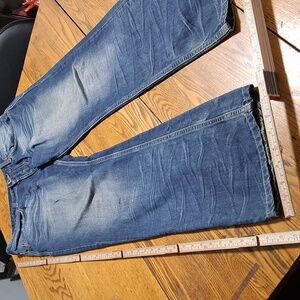 BUFFALO DAVID BITTON Jeans Men 33 X 32 BLUE STRAIGHT ?? Preowned Used Denim